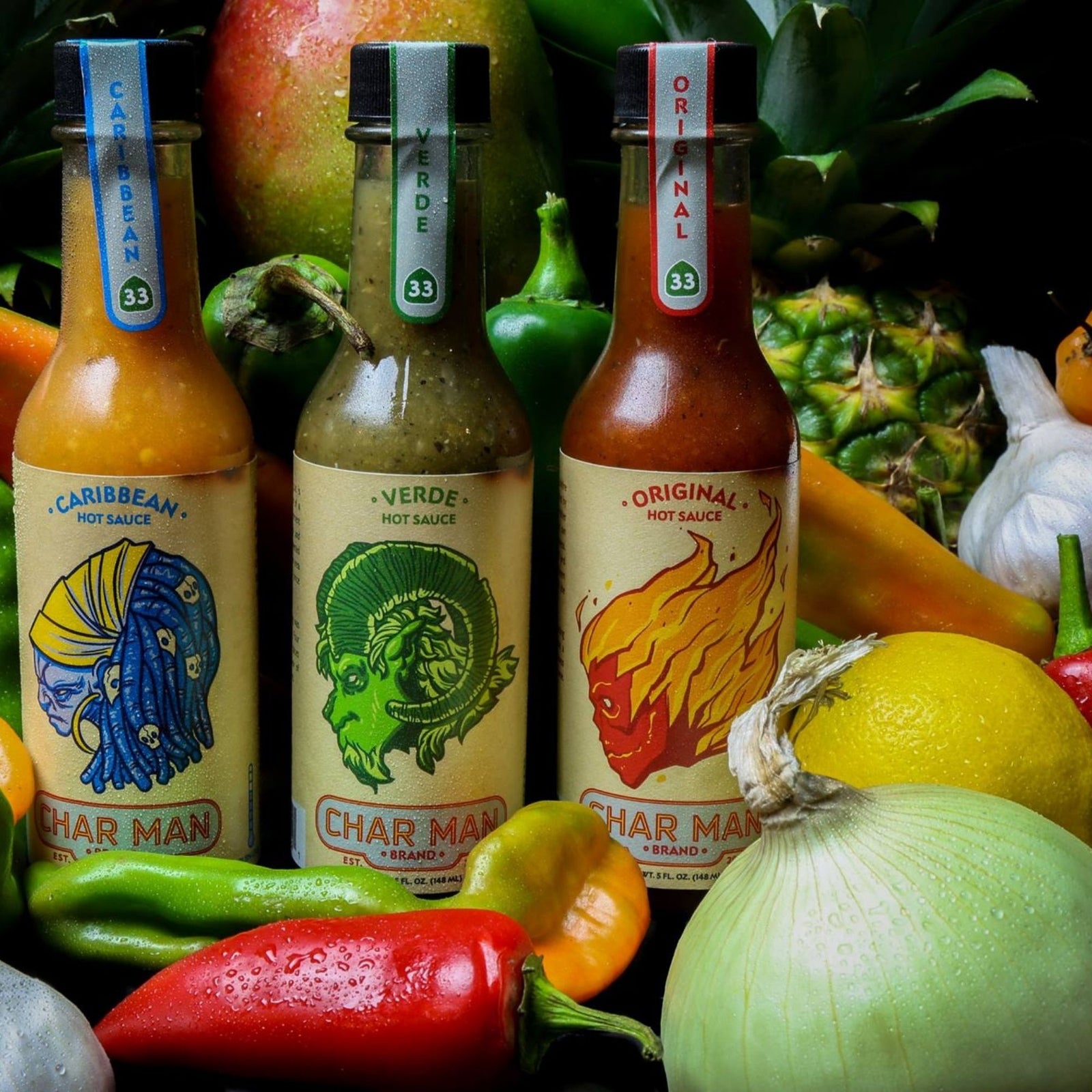 char man brand hot sauce