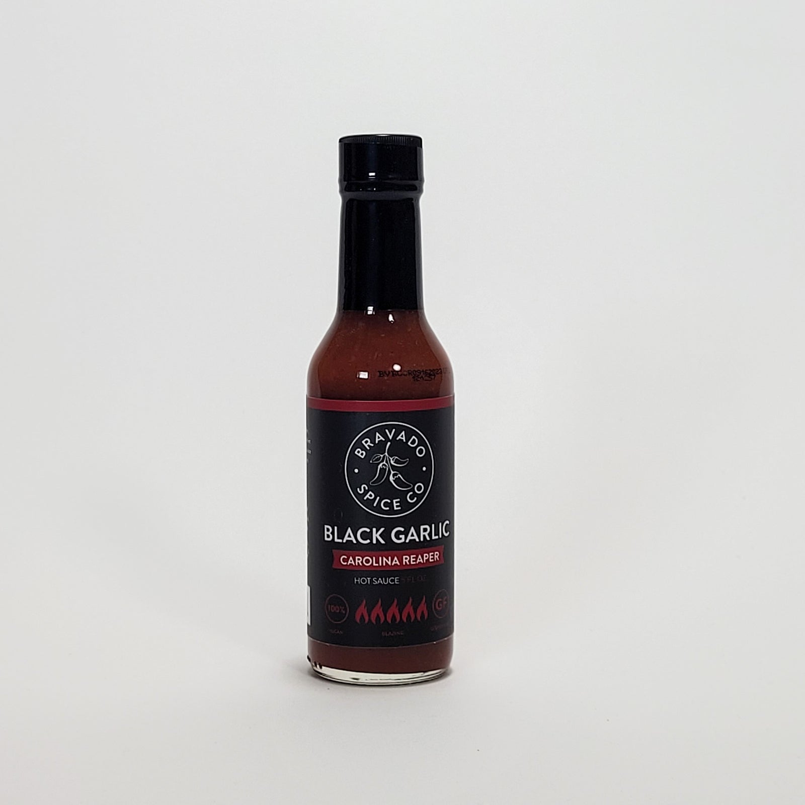 Bravado Spice Co Black Garlic Carolina Reaper hot sauce