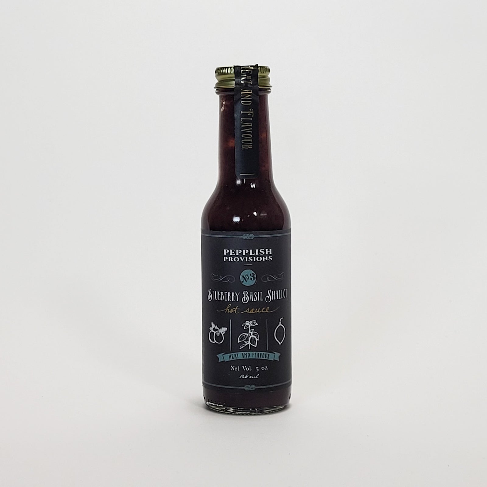 Pepplish Provisions Blueberry basil shallot hot sauce