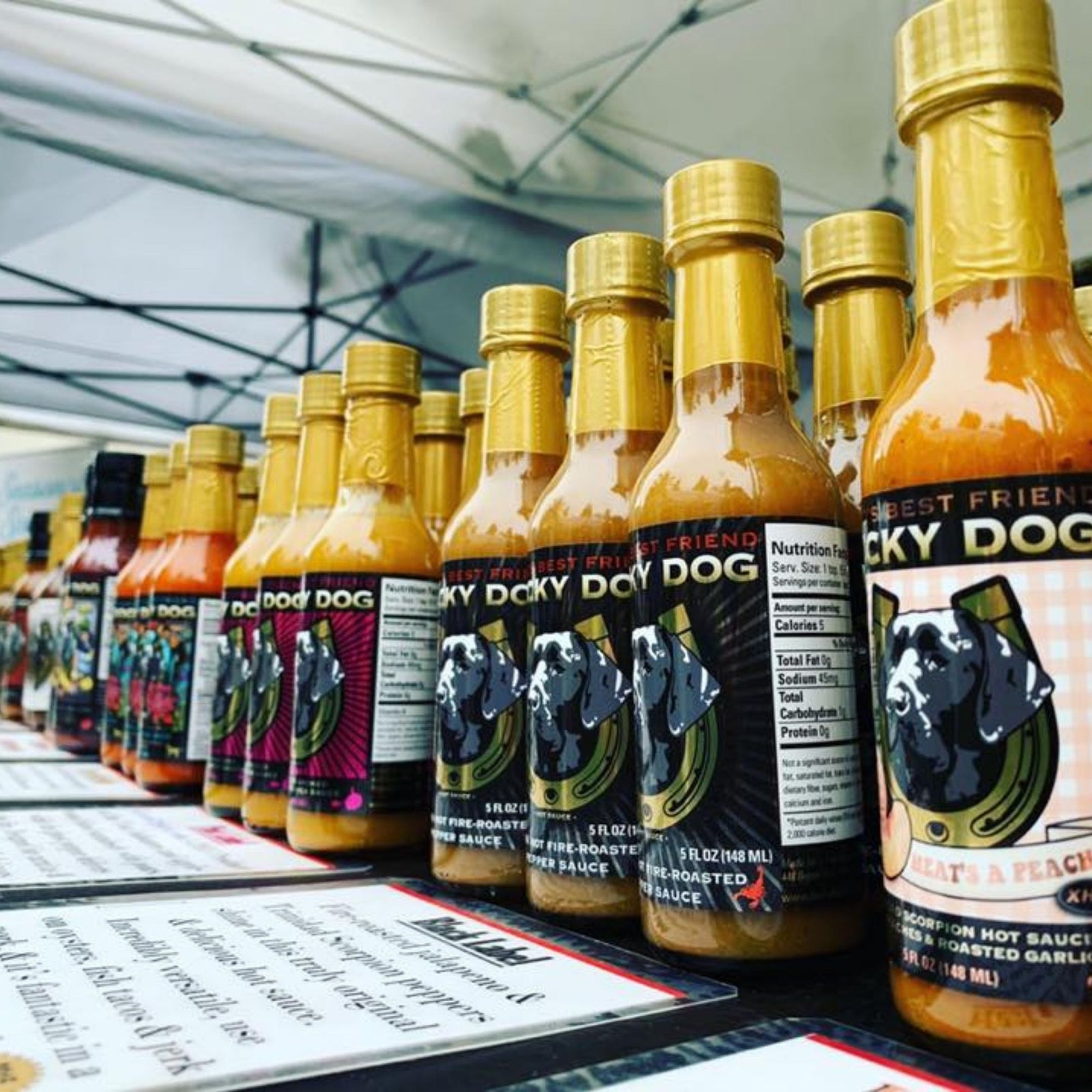 lucky dog hot sauce story