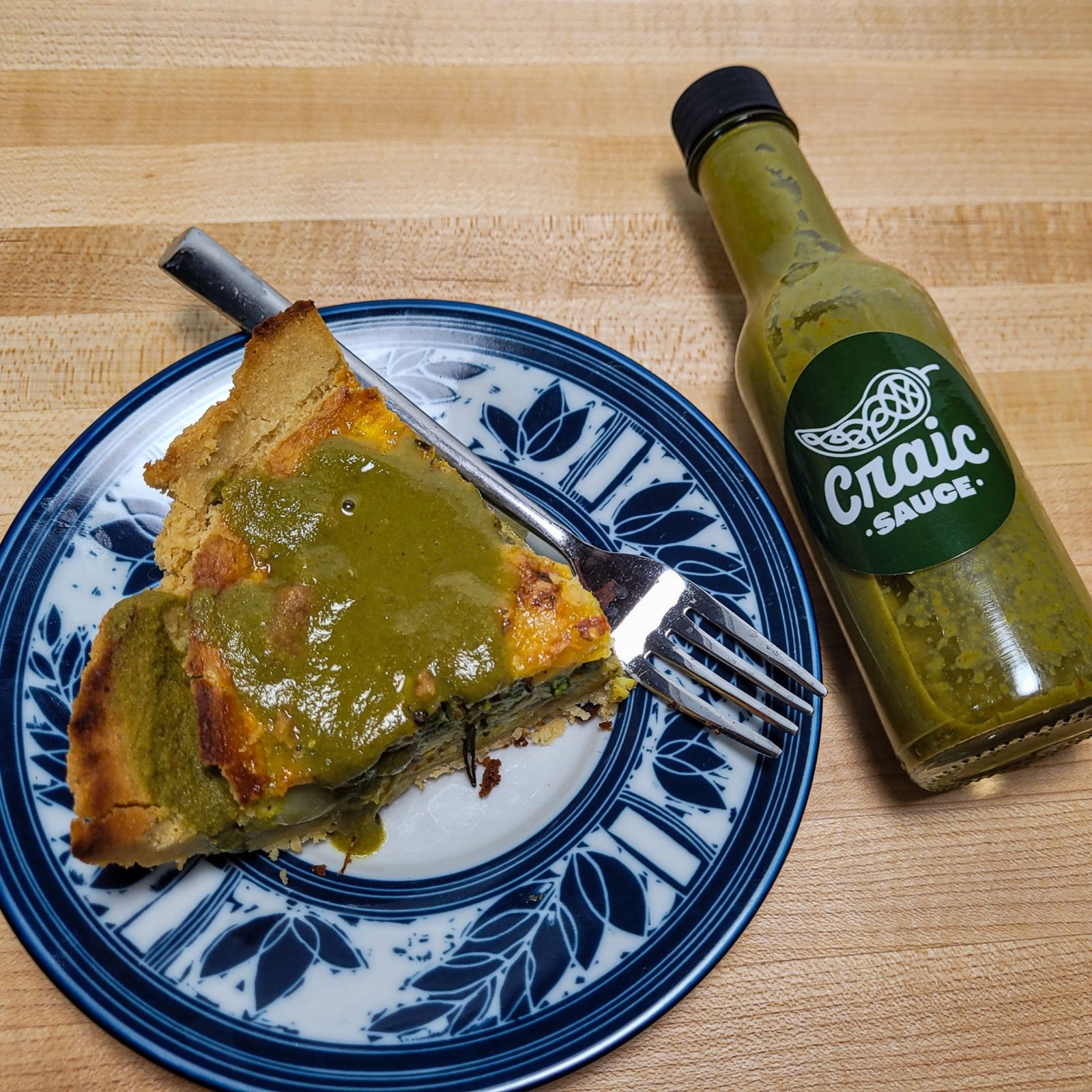 fiddlehead and ramp hot sauce