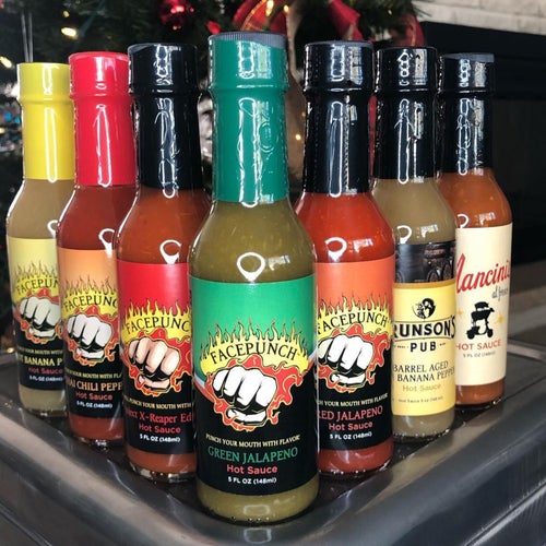facepunch hot sauces 