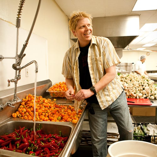 dexter holland of the offspring and owner of gringo bandito hot sauce