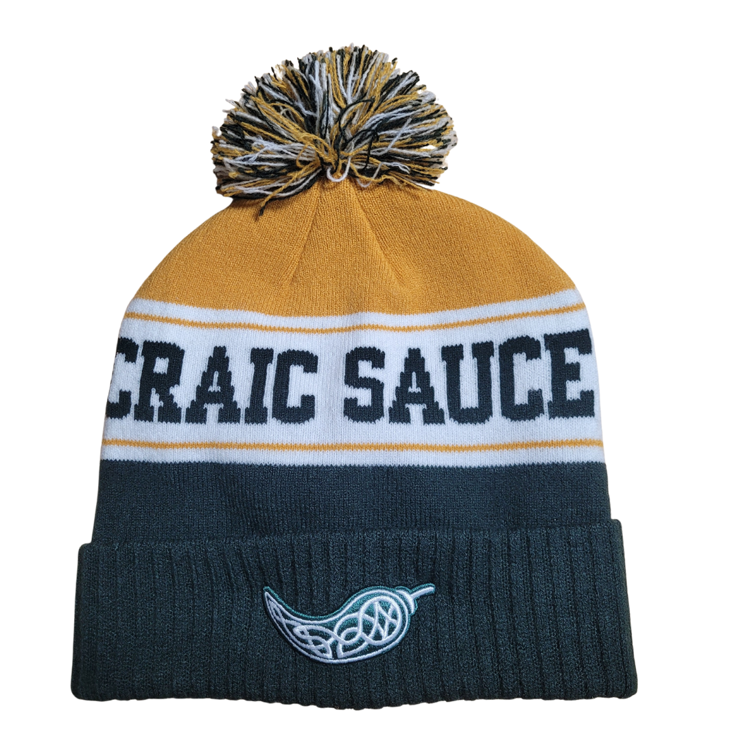 craic sauce winter beanie front