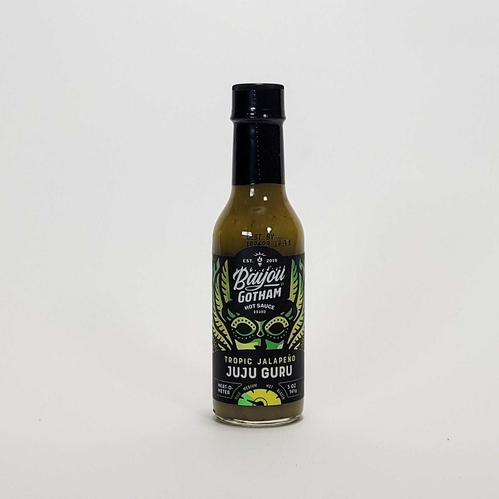 Bayou Gotham Juju Guru Tropic Jalapeno hot sauce