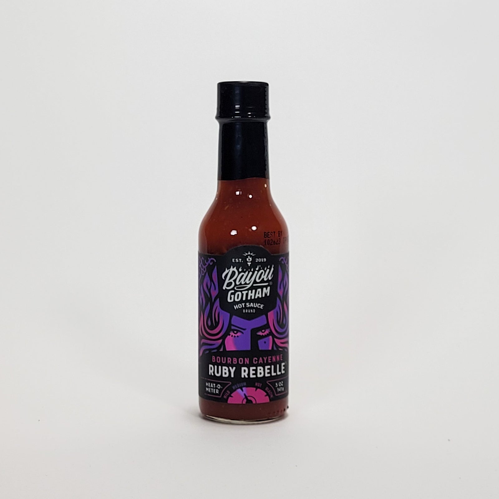 Bayou Gotham Ruby Rebelle Bourbon Cayenne hot sauce