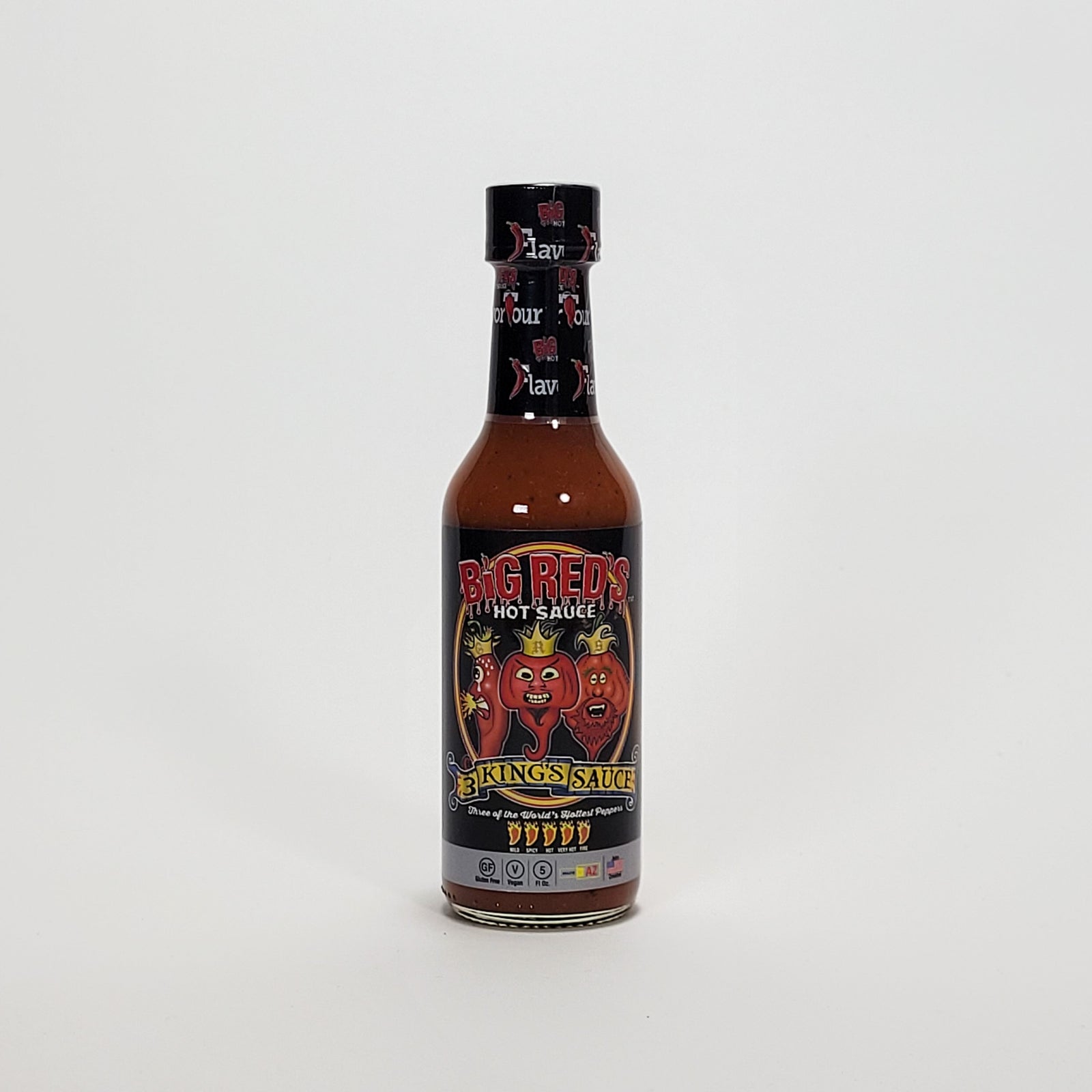 Big Red's 3 King's Sauce hot sauce