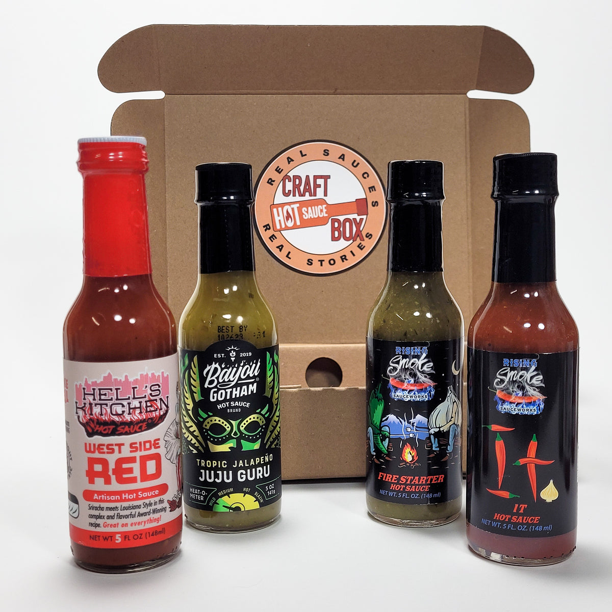 christmas style hot sauce box