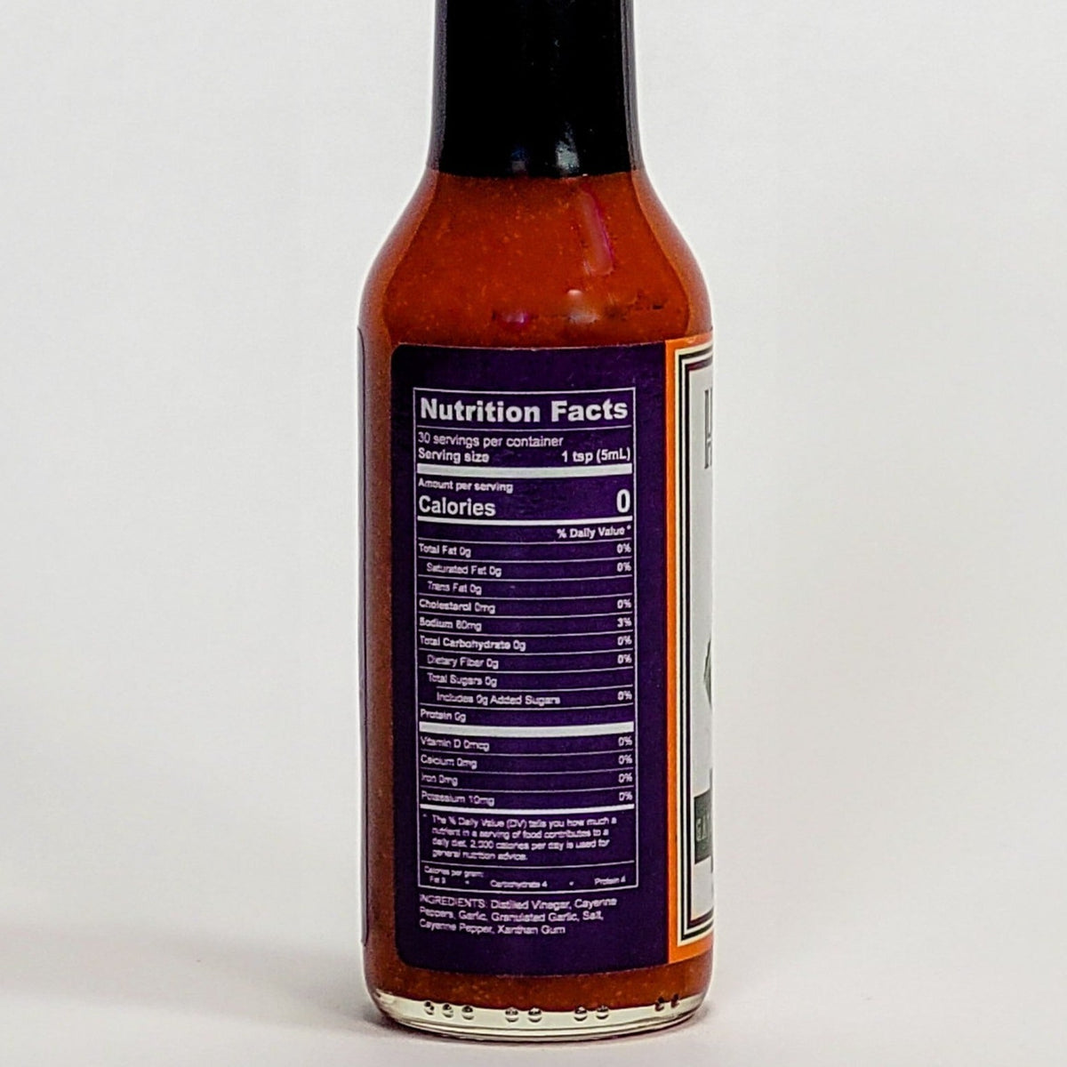 hotter than el gator jake&#39;s rajun cajun hot sauce nutrition facts