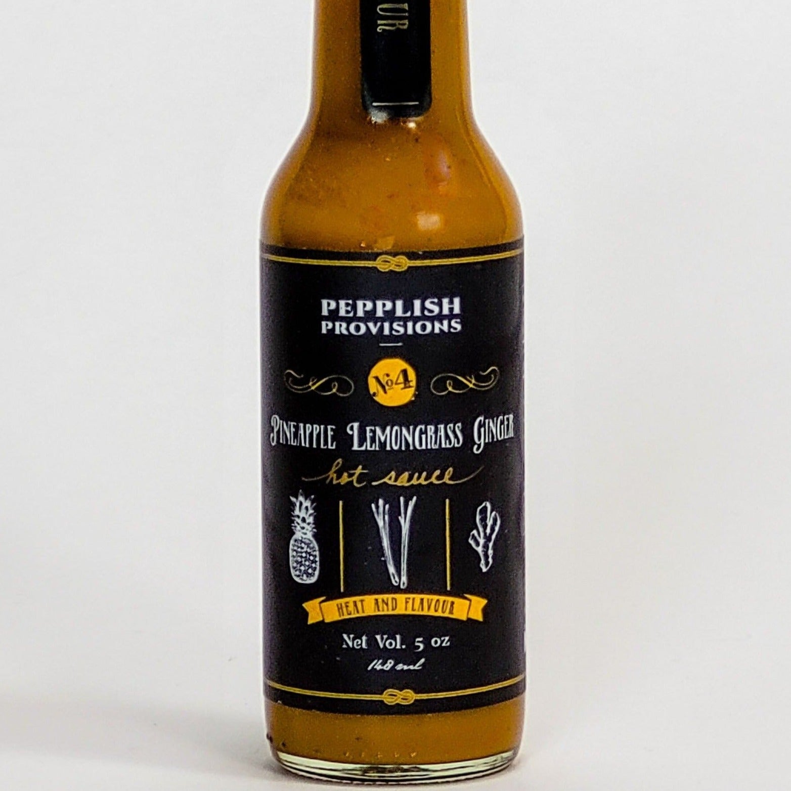 pepplish provisions pineapple lemongrass ginger label