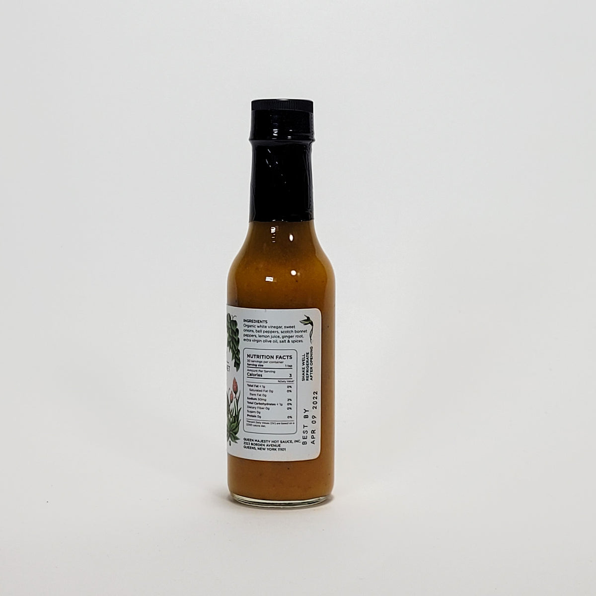 Queen Majesty Scotch Bonnet hot sauce nutrition