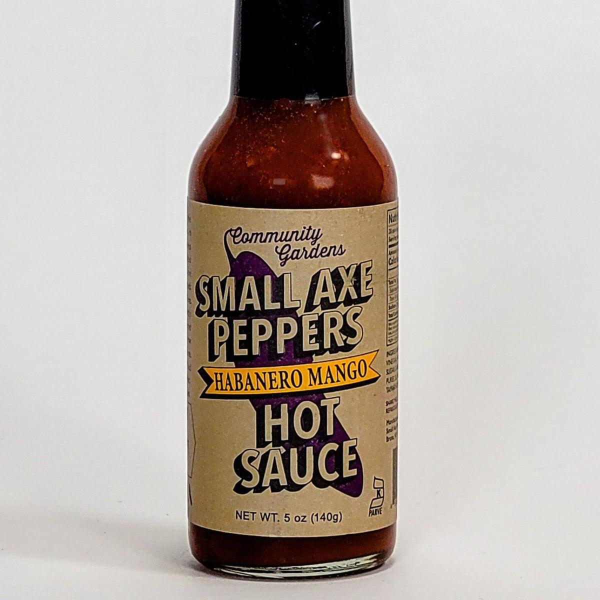 small axe peppers habanero mango label